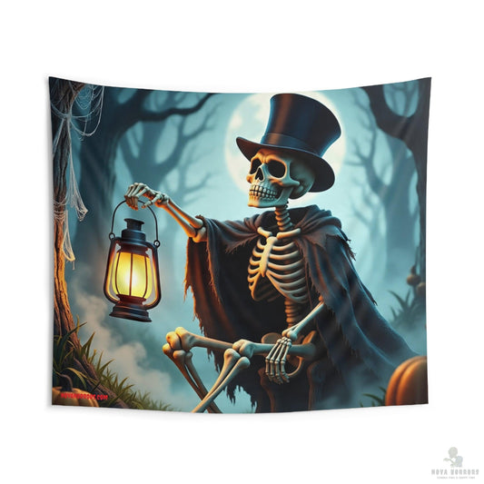Regal Lone Skeleton Wall Tapestry