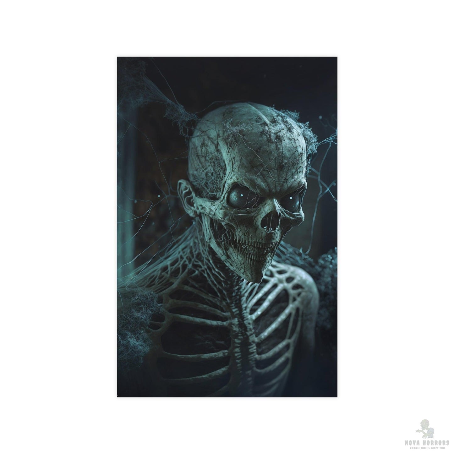 Menacing Skeleton Poster 17x 11 Matte
