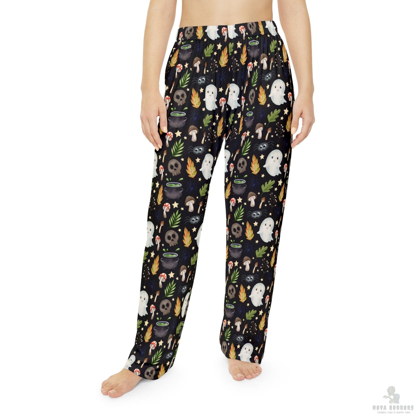 Cozy Women's Pajama Pants, Autumn Sleepwear, Cute Loungewear, Gift for Her, Seasonal Relaxation Pants