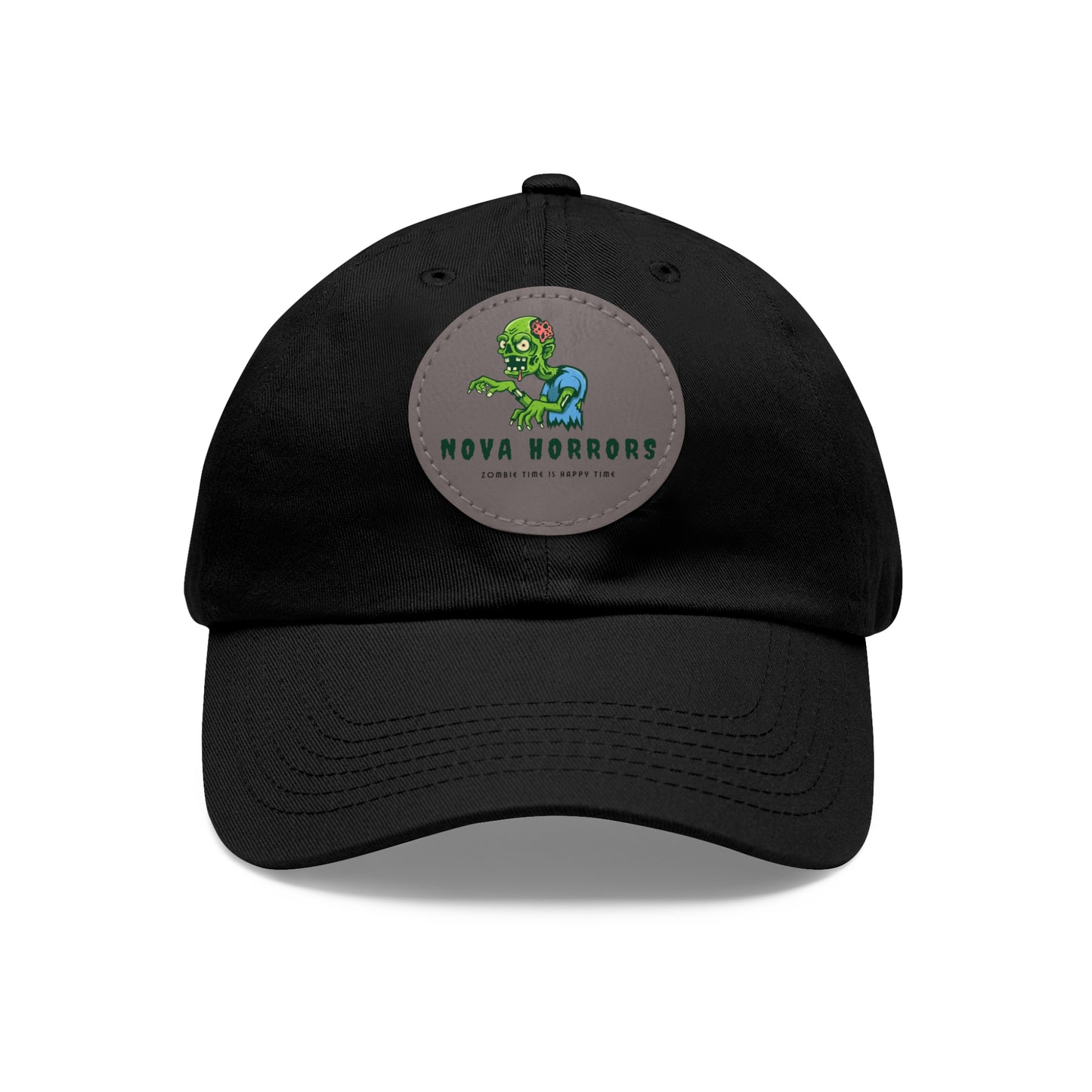 Nova Horrors Logo Hat with Leather Patch