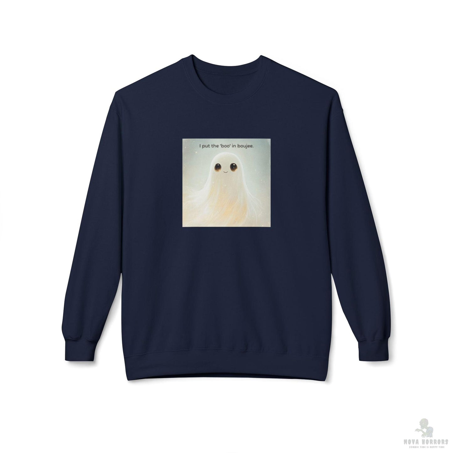 I Put the Boo in Boo-jee Sweatshirt – Funny Spooky Halloween Pullover