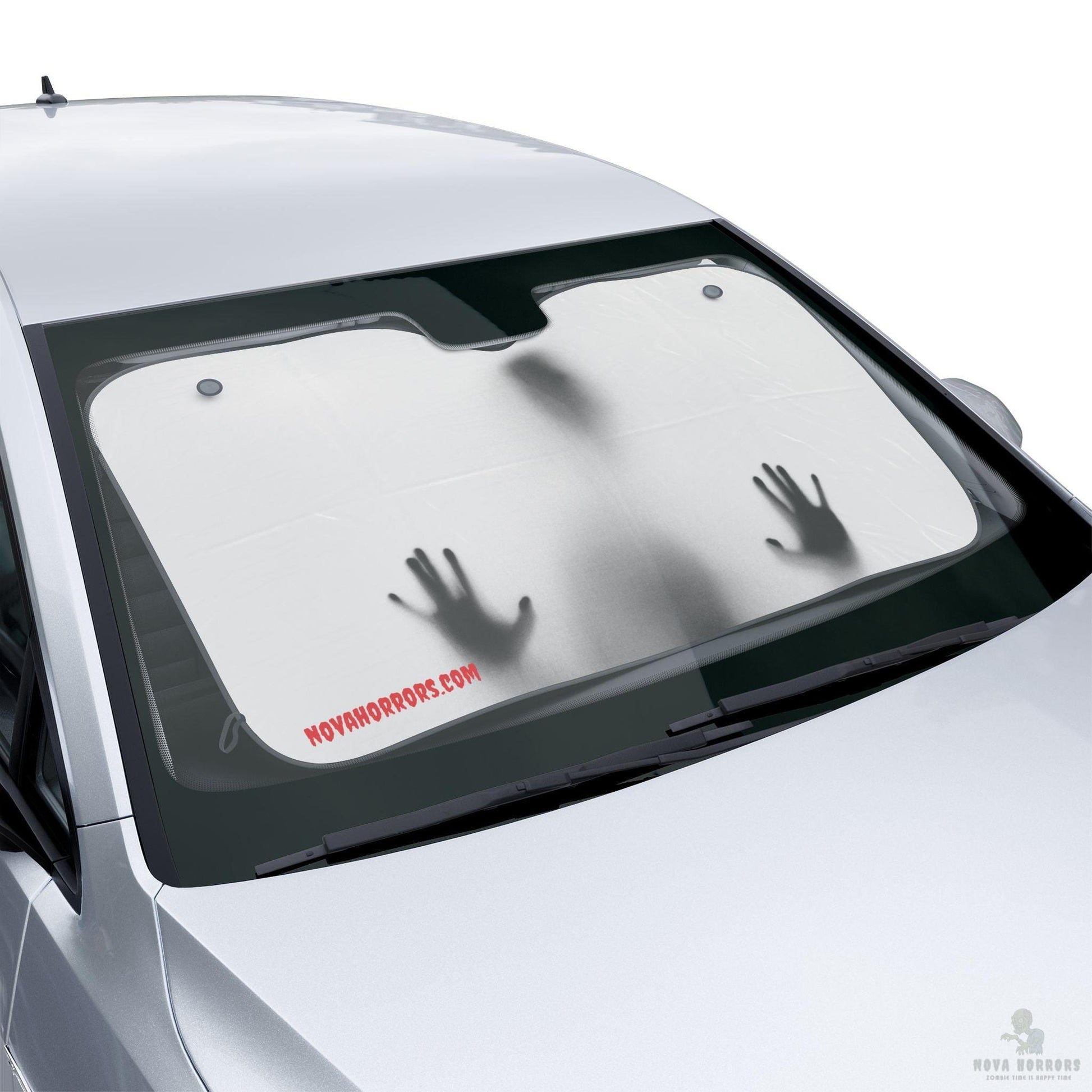Trapped Inside Car Sun Shade