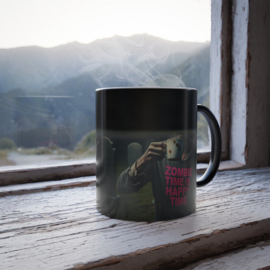 Color Morphing Zombie Mug – Heat Reveal Horror Coffee Cup