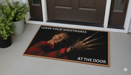 Nightmare Welcome Mat – Spooky Gothic Horror Doormat