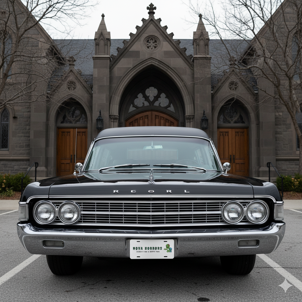 Nova Horrors Vanity Plate – Gothic Horror Decorative License Plate