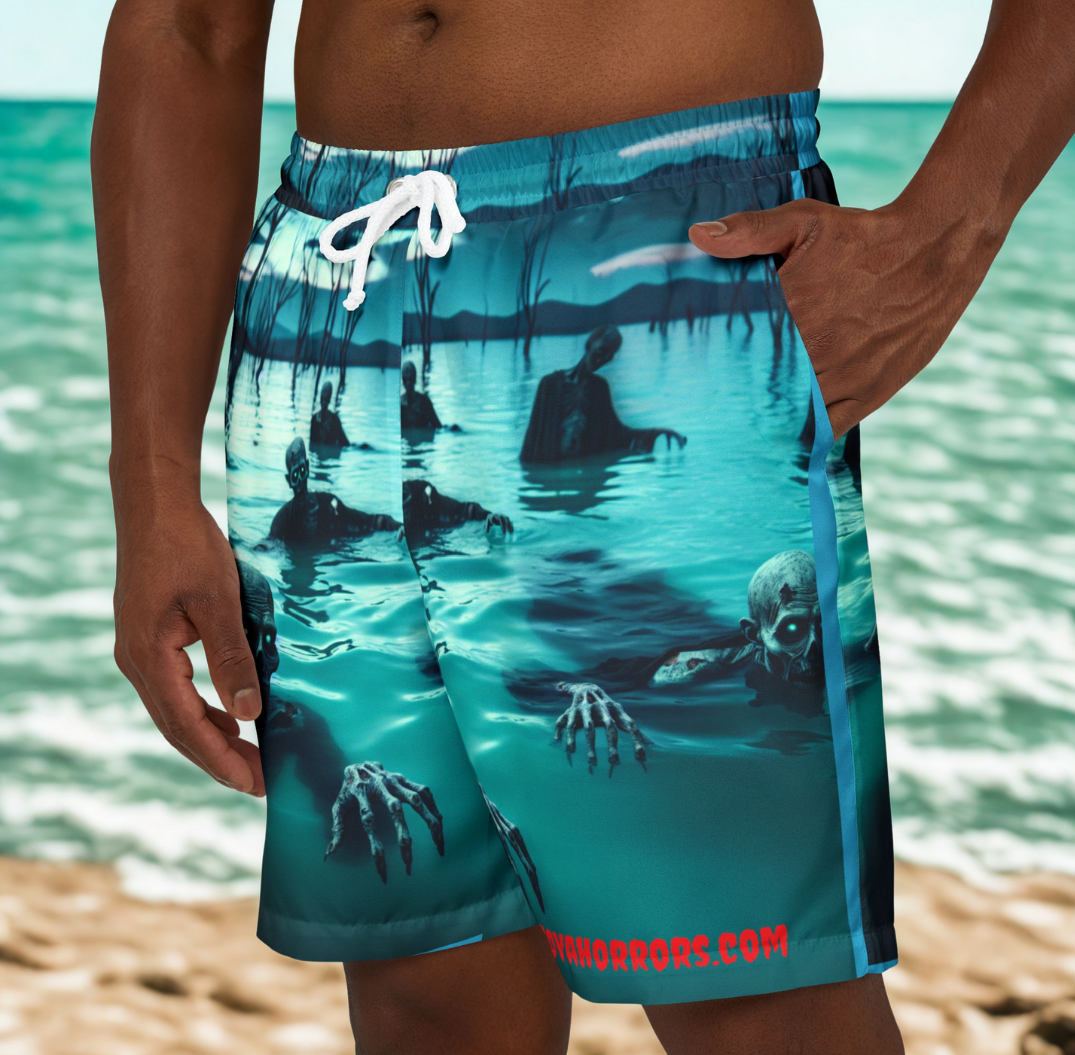 Swimming Zombies Swim Trunks